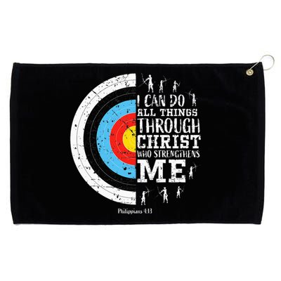 Cute Archery Grommeted Golf Towel