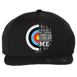 Cute Archery Wool Snapback Cap