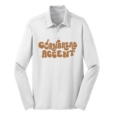 Cornbread Accent Silk Touch Performance Long Sleeve Polo