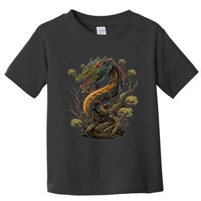 Chinese Asian Culture Dragon Japanese Toddler T-Shirt