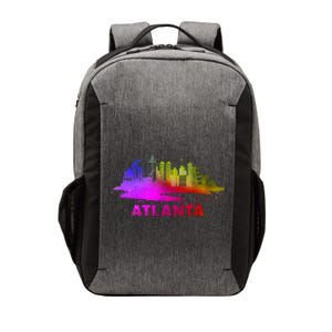 Colorful Atlanta Cityscape Souvenir Atlanta Skyline Vector Backpack