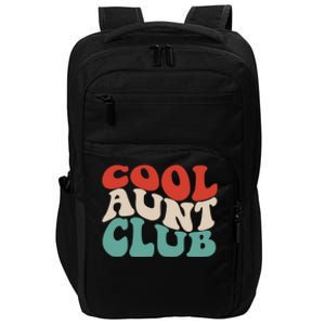 Cool Aunt Club Funny Retro Groovy Aunts Club Gift Impact Tech Backpack