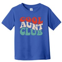 Cool Aunt Club Funny Retro Groovy Aunts Club Gift Toddler T-Shirt