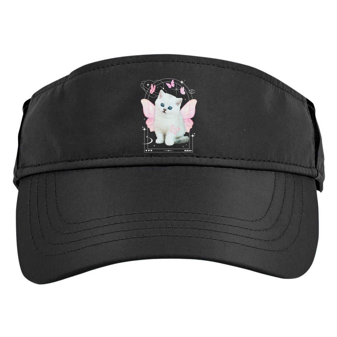 Cute Aesthetic Cat Butterfly Fairy Cyber 2000s Adult Drive Performance Visor
