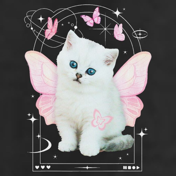 Cute Aesthetic Cat Butterfly Fairy Cyber 2000s Adult Drive Performance Visor