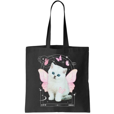 Cute Aesthetic Cat Butterfly Fairy Cyber 2000s Bag
