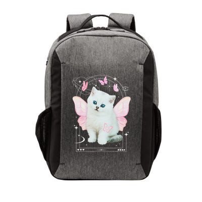 Cute Aesthetic Cat Butterfly Fairy Cyber 2000s Vector Backpack