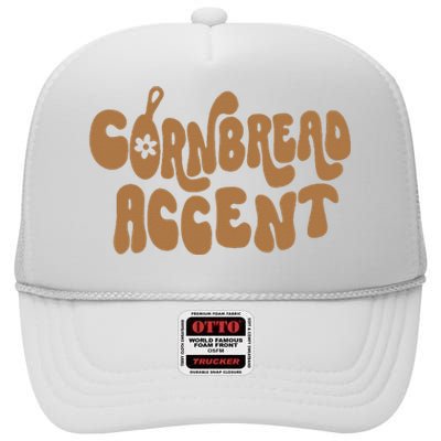 Cornbread Accent High Crown Mesh Back Trucker Hat