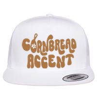 Cornbread Accent Flat Bill Trucker Hat