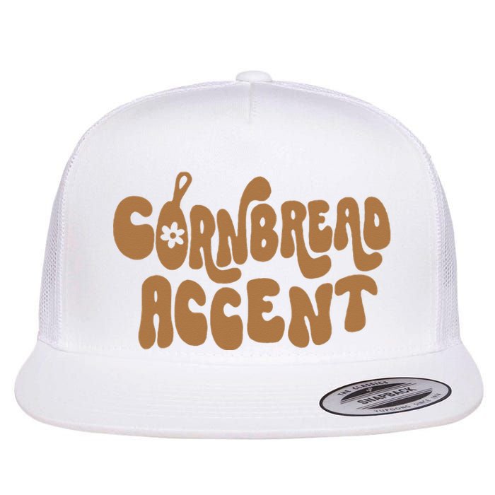 Cornbread Accent Flat Bill Trucker Hat