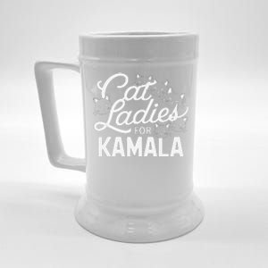 Cute Anime Cats Cat Ladies For Kamala Gift Beer Stein