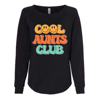 Cool Aunt Club Groovy Retro Cool Aunties Club Gift Womens California Wash Sweatshirt