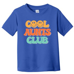 Cool Aunt Club Groovy Retro Cool Aunties Club Gift Toddler T-Shirt