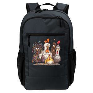 Chicken Art Crazy Chicken Gifts For Women Boy Family Daily Commute Backpack