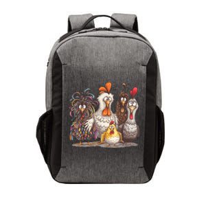 Chicken Art Crazy Chicken Gifts For Women Boy Family Vector Backpack