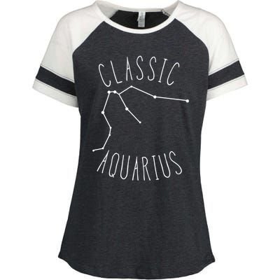 Classic Aquarius Constellation / Aquarius Astrology Quote Gift Enza Ladies Jersey Colorblock Tee