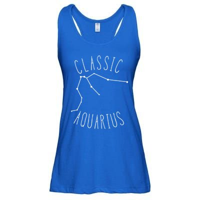 Classic Aquarius Constellation / Aquarius Astrology Quote Gift Ladies Essential Flowy Tank