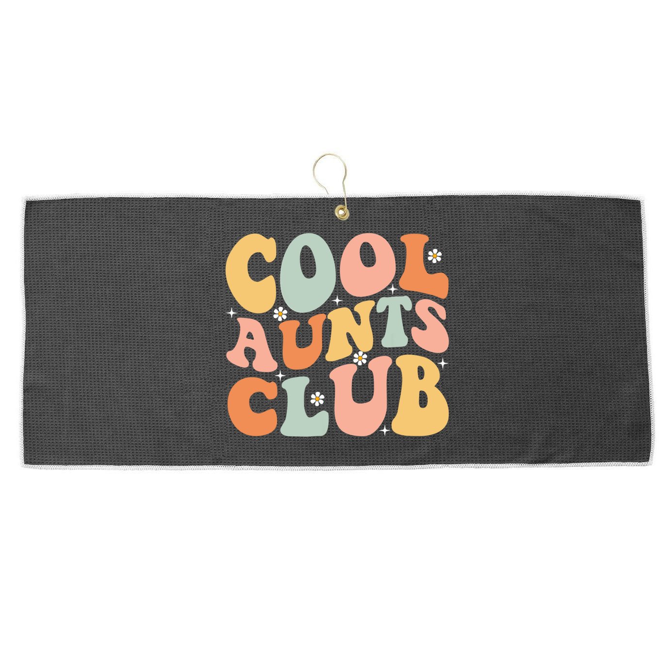 Cool Aunt Club Mothers Day For Auntie Funny Family Matching Great Gift Large Microfiber Waffle Golf Towel