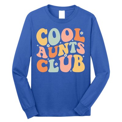 Cool Aunt Club Mothers Day For Auntie Funny Family Matching Great Gift Long Sleeve Shirt