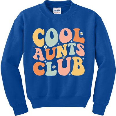 Cool Aunt Club Mothers Day For Auntie Funny Family Matching Great Gift Kids Sweatshirt