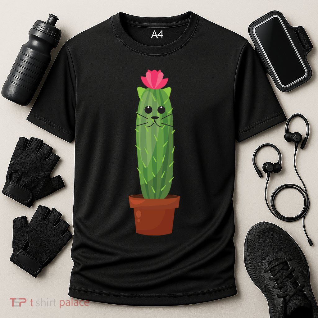 Catus: Funny Cat Cactus Performance Shirt