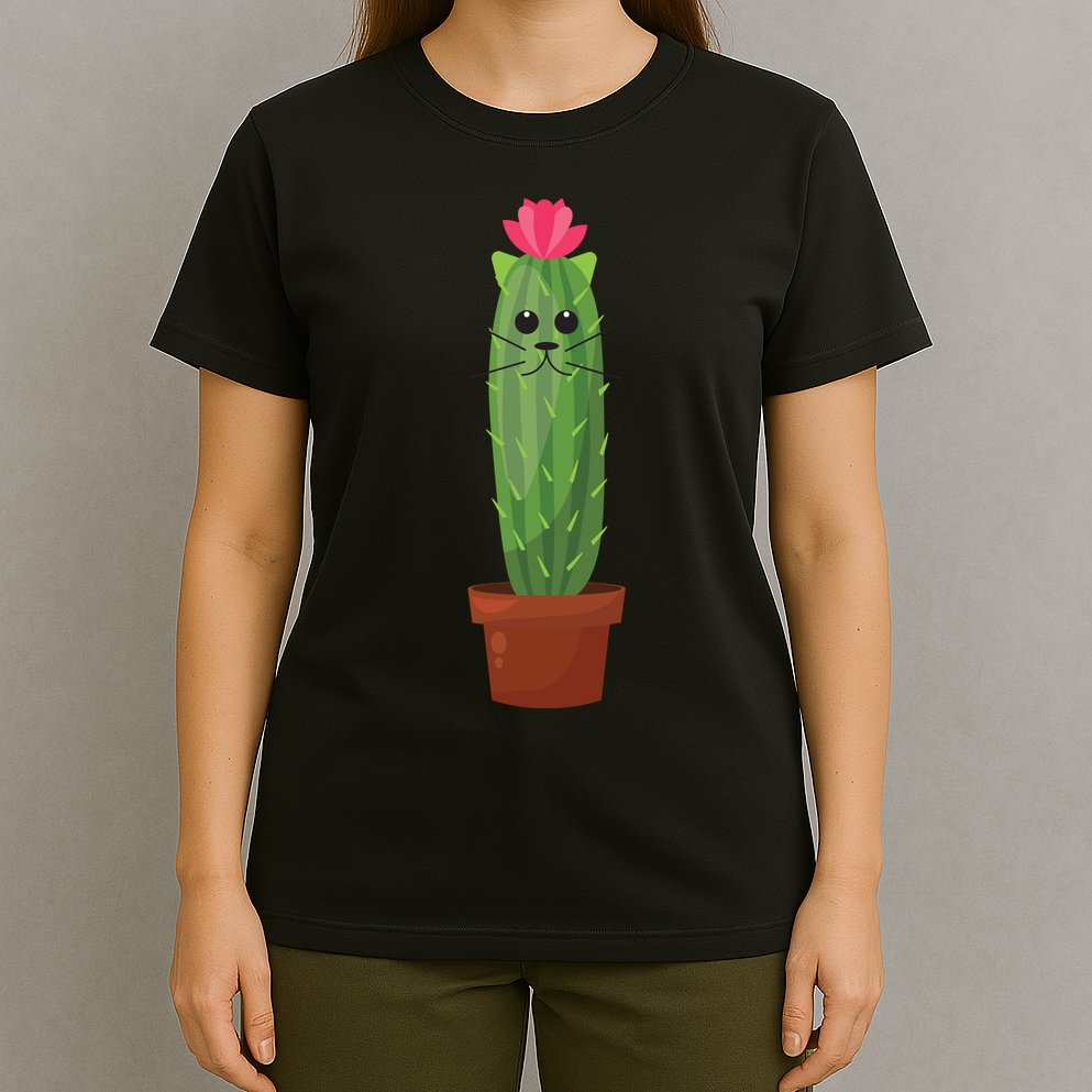 Catus: Funny Cat Cactus T-Shirt