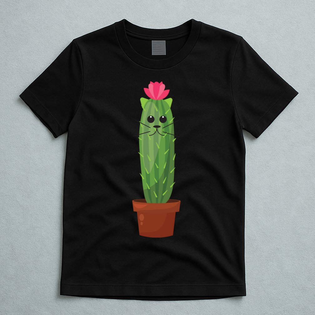 Catus: Funny Cat Cactus T-Shirt