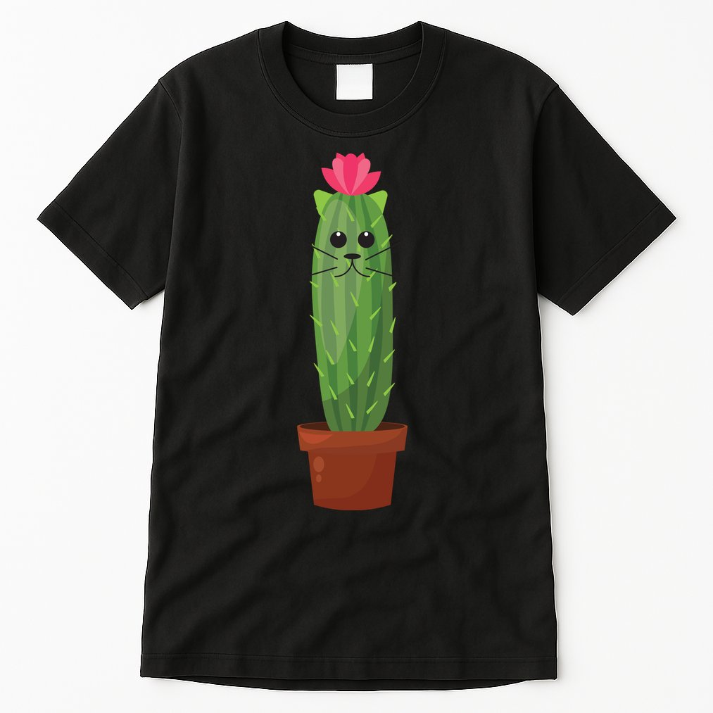 Catus: Funny Cat Cactus Tall T-Shirt