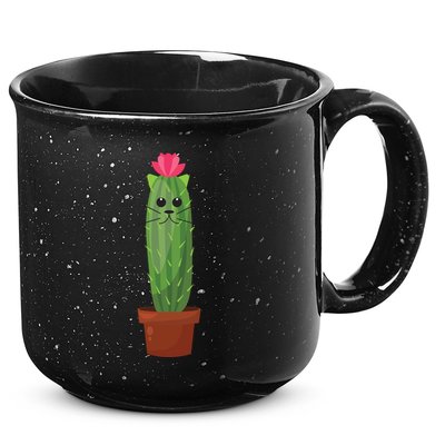 Catus: Funny Cat Cactus 15oz Campfire Ceramic Mug