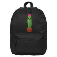 Catus: Funny Cat Cactus 16 in Basic Backpack