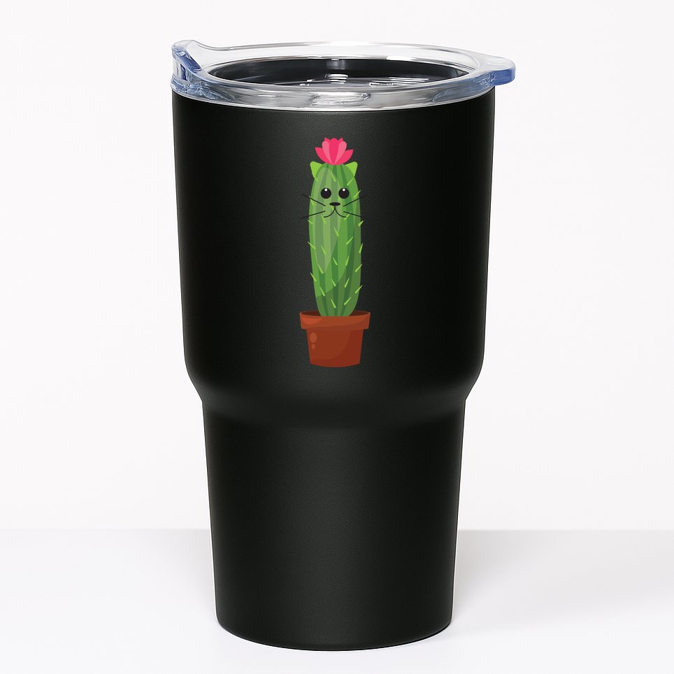 Catus: Funny Cat Cactus Tumbler