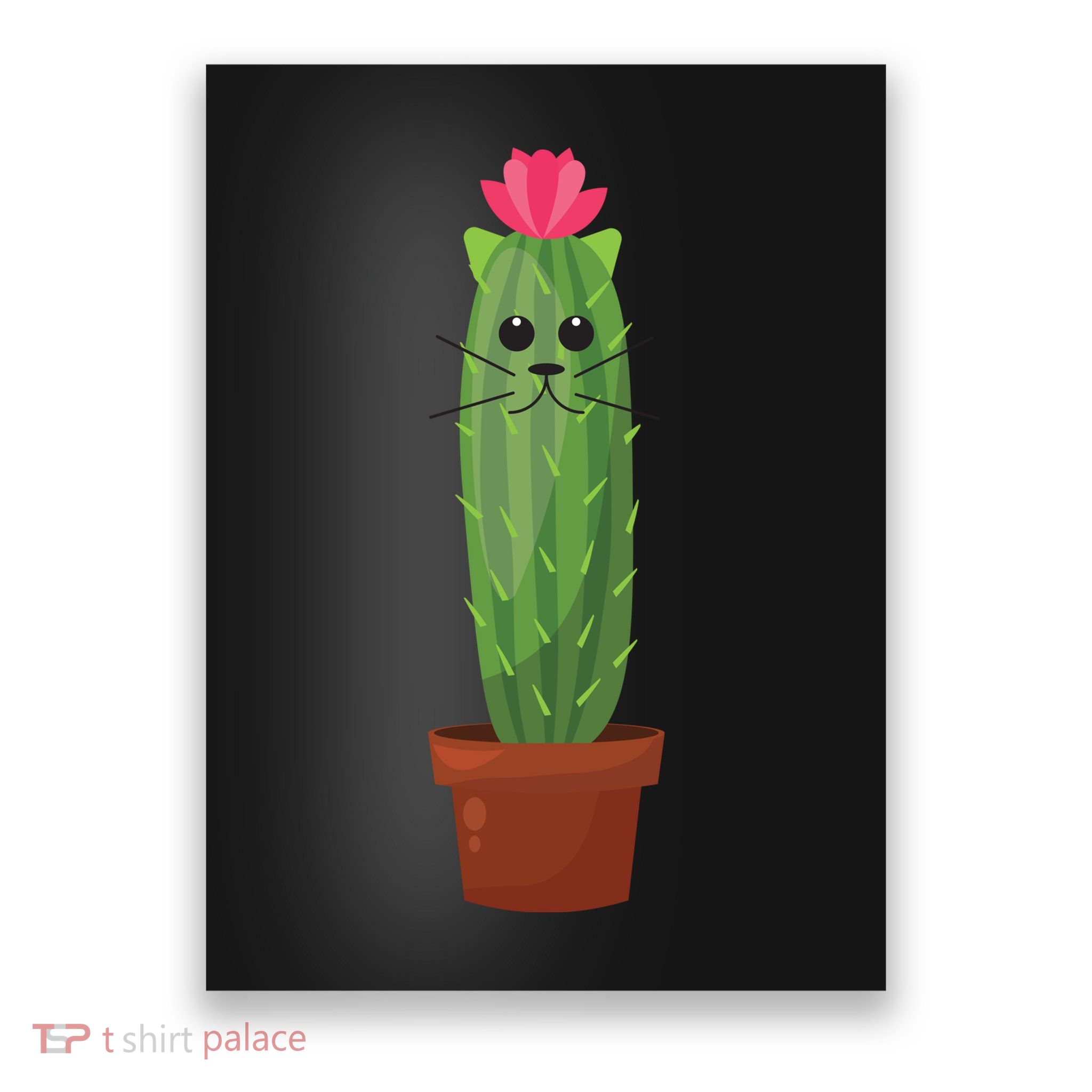 Catus: Funny Cat Cactus Poster