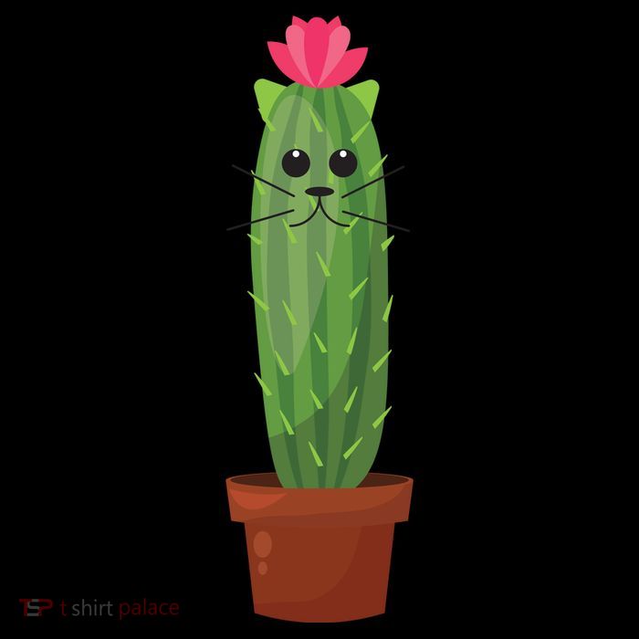 Catus: Funny Cat Cactus Poster