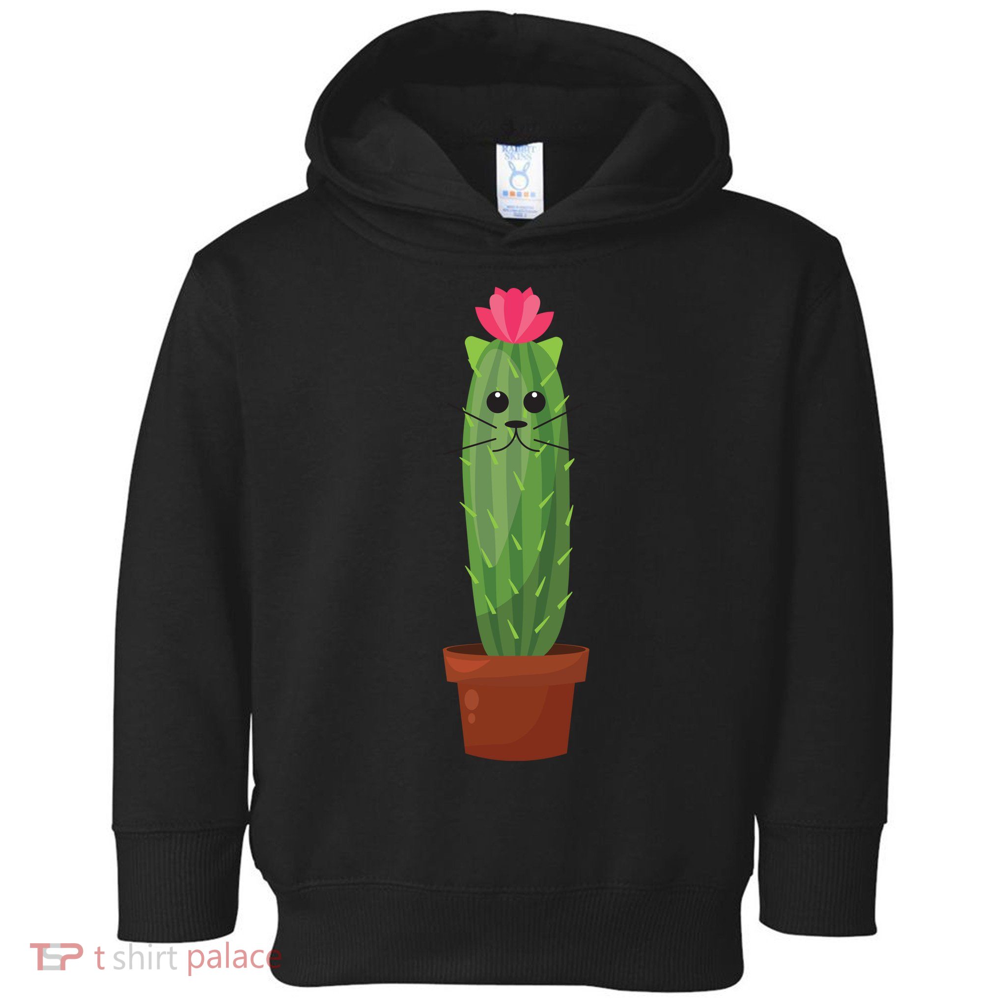 Catus: Funny Cat Cactus Toddler Hoodie