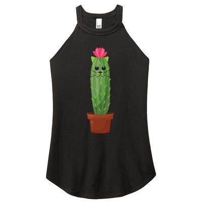 Catus: Funny Cat Cactus Women's Perfect Tri Rocker Tank