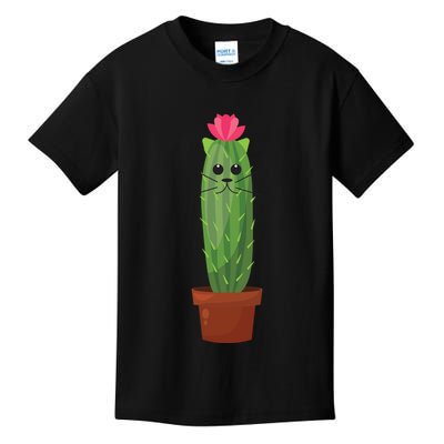 Catus: Funny Cat Cactus Kids T-Shirt