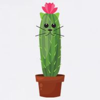 Catus: Funny Cat Cactus Garment-Dyed Sweatshirt
