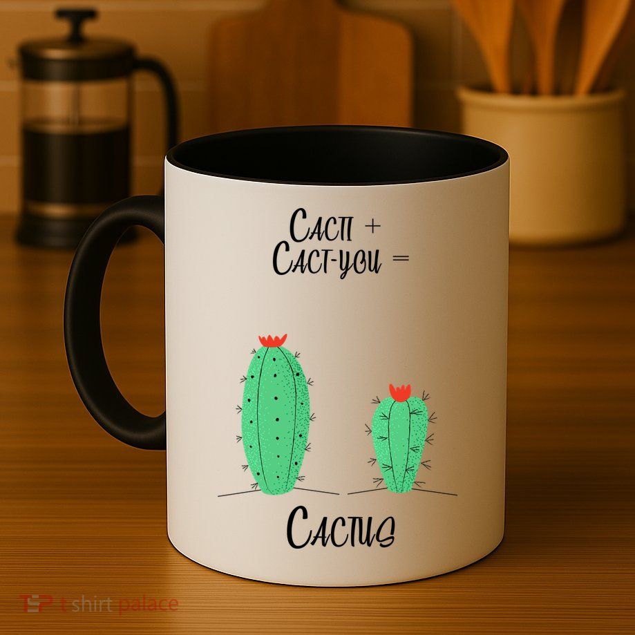Cacti Cact-You Equals Cactus Mug
