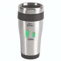 Cacti Cact-You Equals Cactus 16oz Travel Tumbler