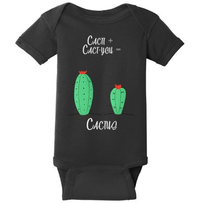 Cacti Cact-You Equals Cactus Baby Bodysuit