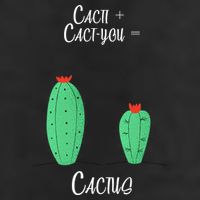 Cacti Cact-You Equals Cactus Golf Towel