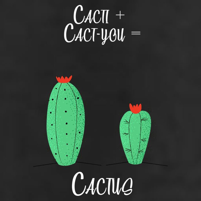 Cacti Cact-You Equals Cactus Golf Towel