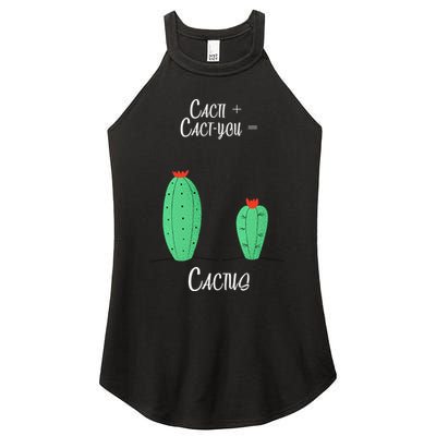 Cacti Cact-You Equals Cactus Women's Perfect Tri Rocker Tank