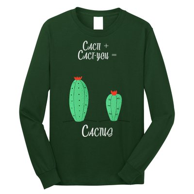 Cacti Cact-You Equals Cactus Long Sleeve Shirt