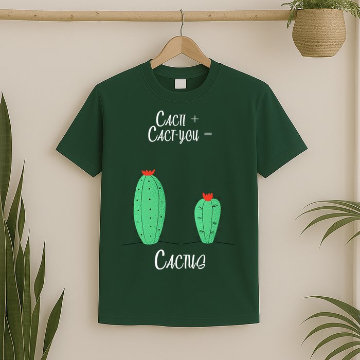Cacti Cact-You Equals Cactus T-Shirt