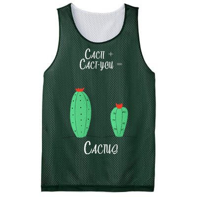 Cacti Cact-You Equals Cactus Mesh Reversible Basketball Jersey Tank