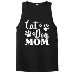 Cat And Dog Mom Animal Lover PosiCharge Competitor Tank