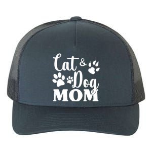 Cat And Dog Mom Animal Lover Yupoong Adult 5-Panel Trucker Hat