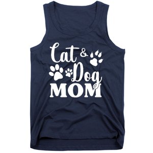 Cat And Dog Mom Animal Lover Tank Top