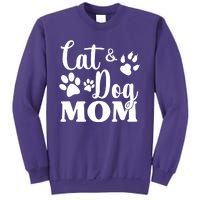 Cat And Dog Mom Animal Lover Sweatshirt